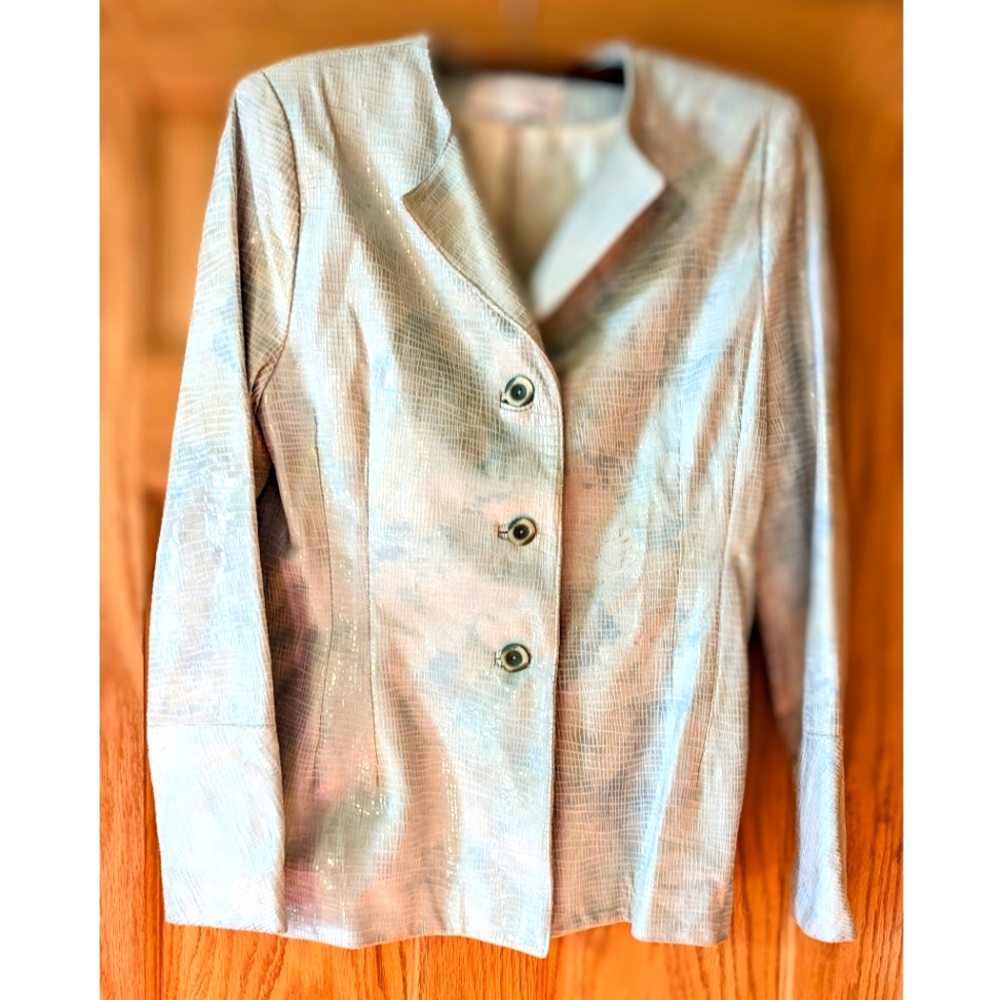 Vintage, Leather Blazer